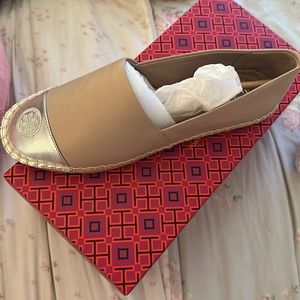 Tory Burch Colorblock Espadrille Flat